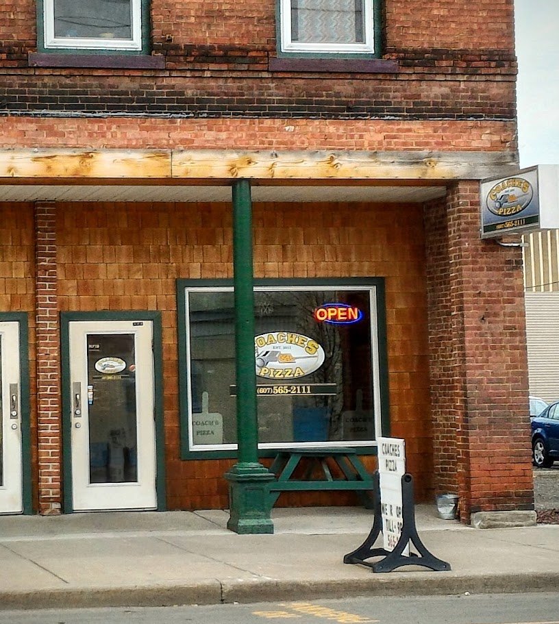 Coaches Pizza storefront on Broad Street.